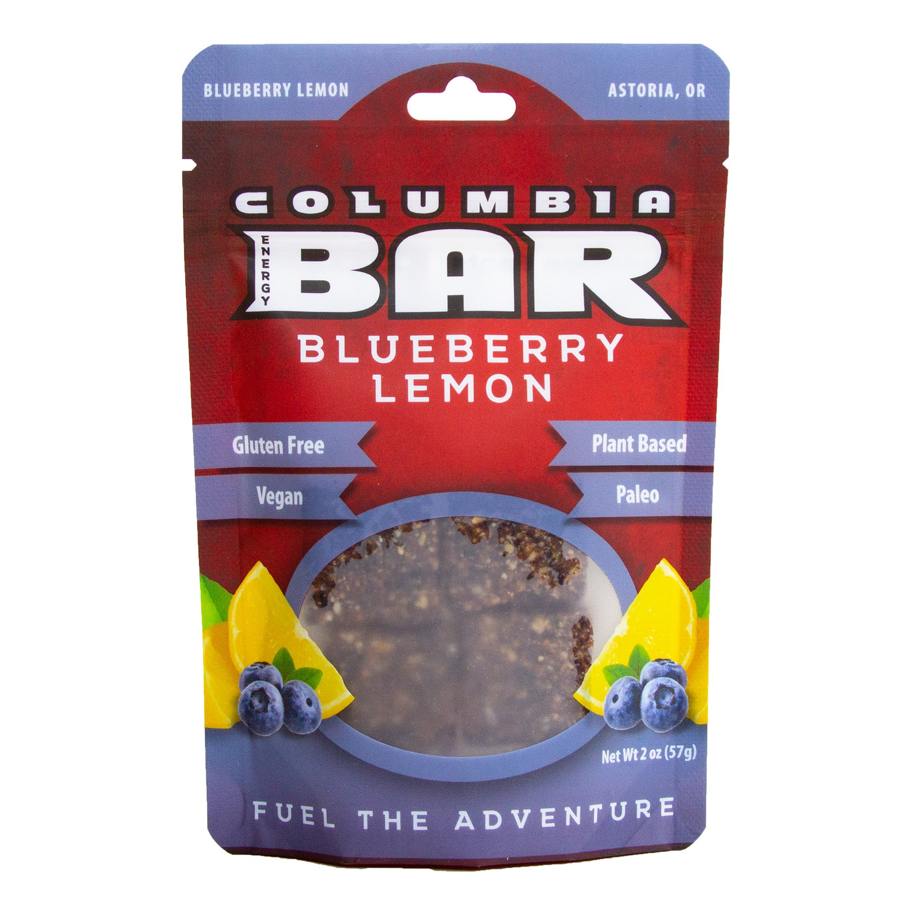 Columbia Bar Blueberry Lemon Snack Bar - 2 oz. pack