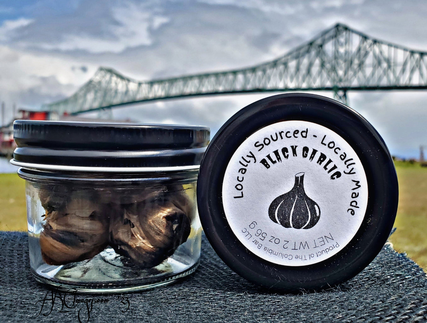 Black Garlic Mason Jar (2oz)