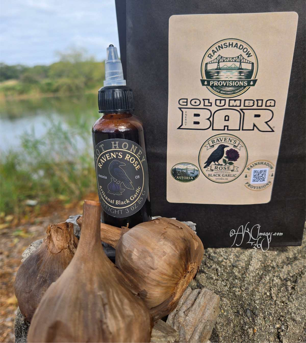 Black Garlic Hot Honey