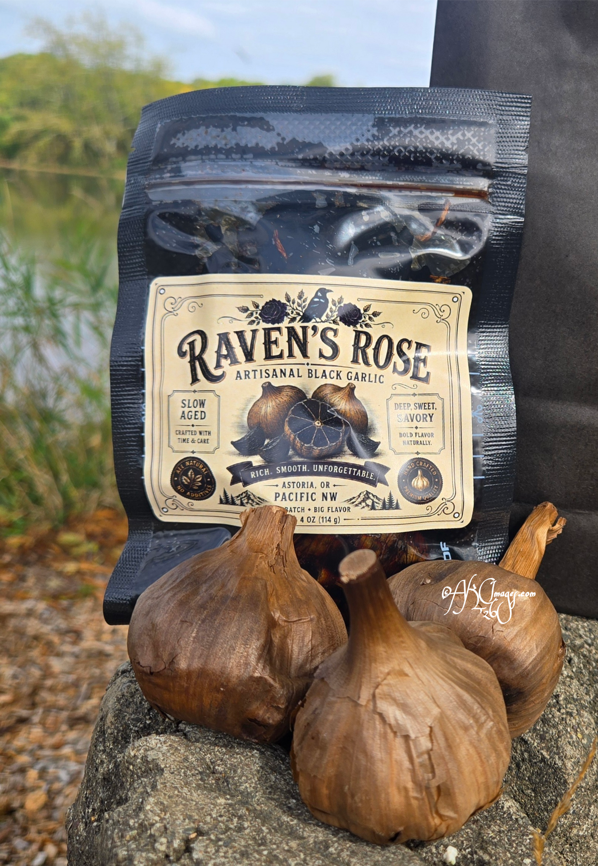 Black Garlic Vacuum Pack (4oz)